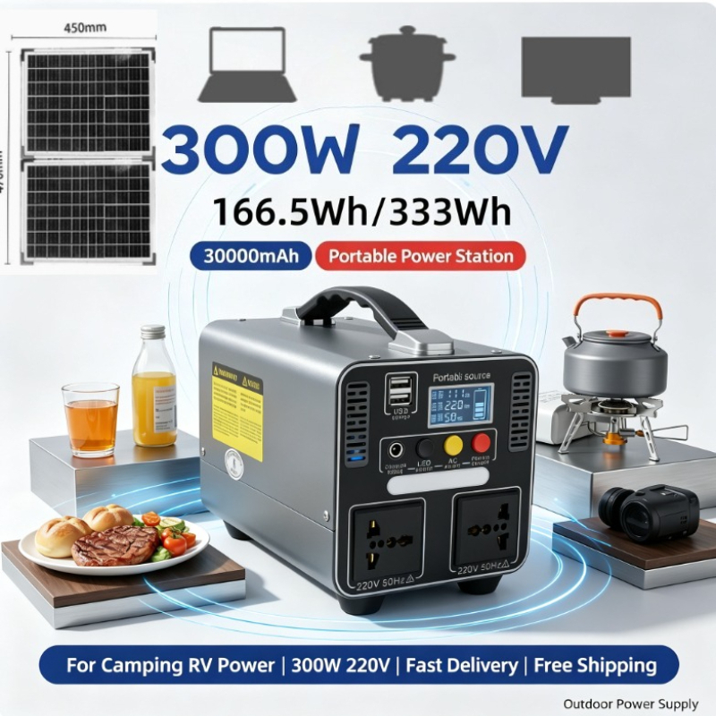 Solar Emergency Charger - محطة طاقة محمولة بقدرة 300 واط