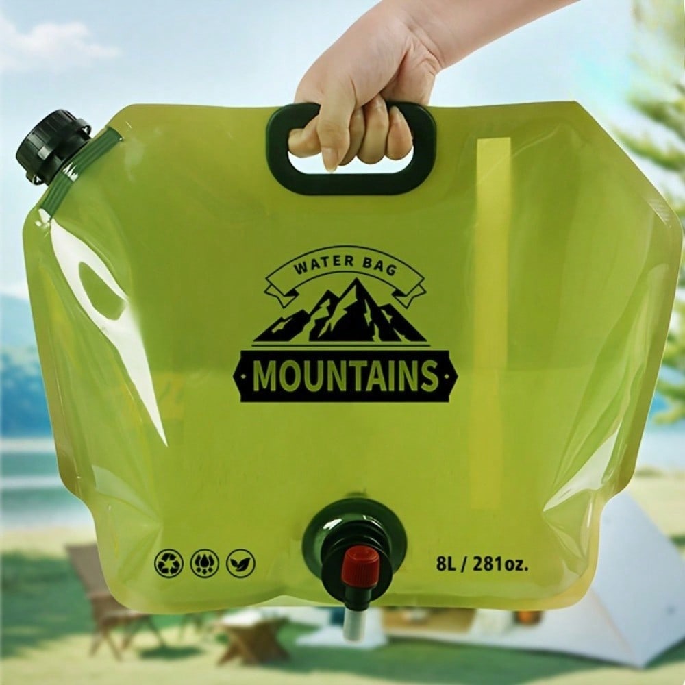 2.11 جالون، وعاء ماء محمول مع  - مراجعة Water Bag Collapsible وسعره