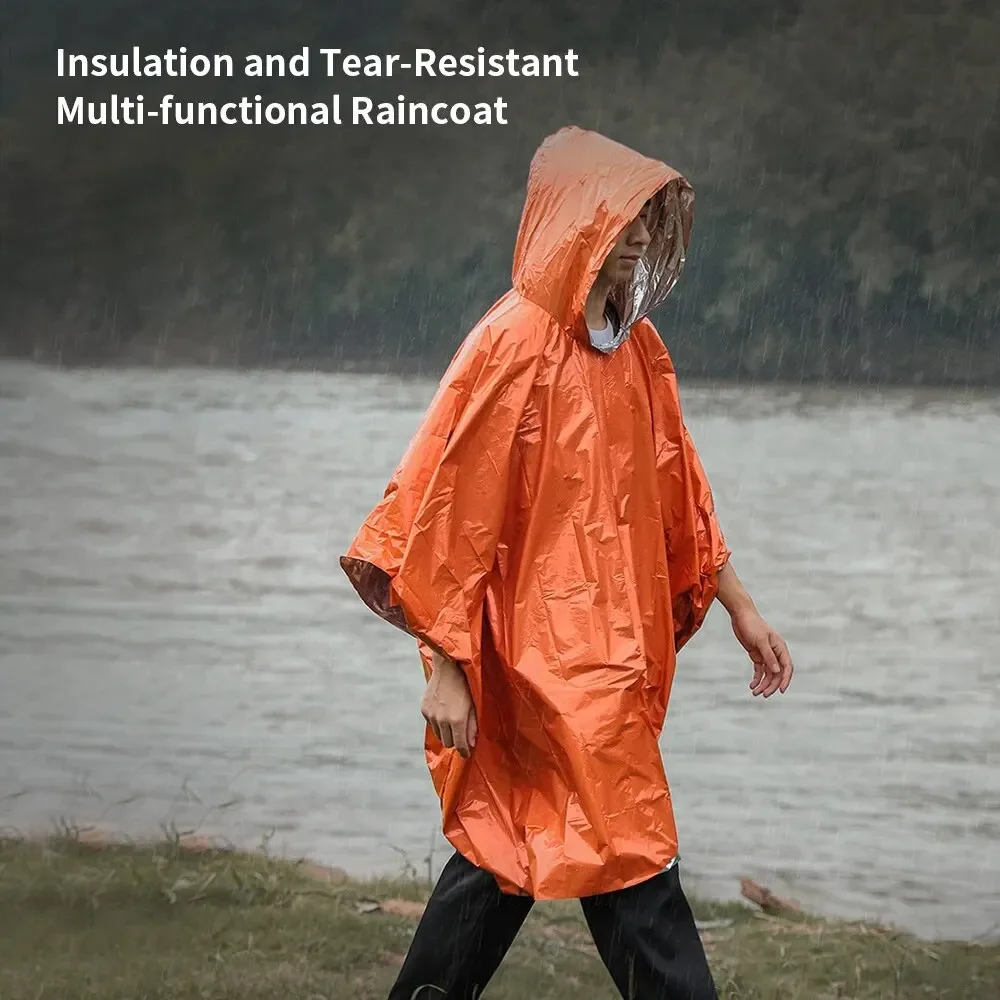 معطف واق من المطر للطوارئ مغطى - مراجعة Emergency Poncho Rain وسعره