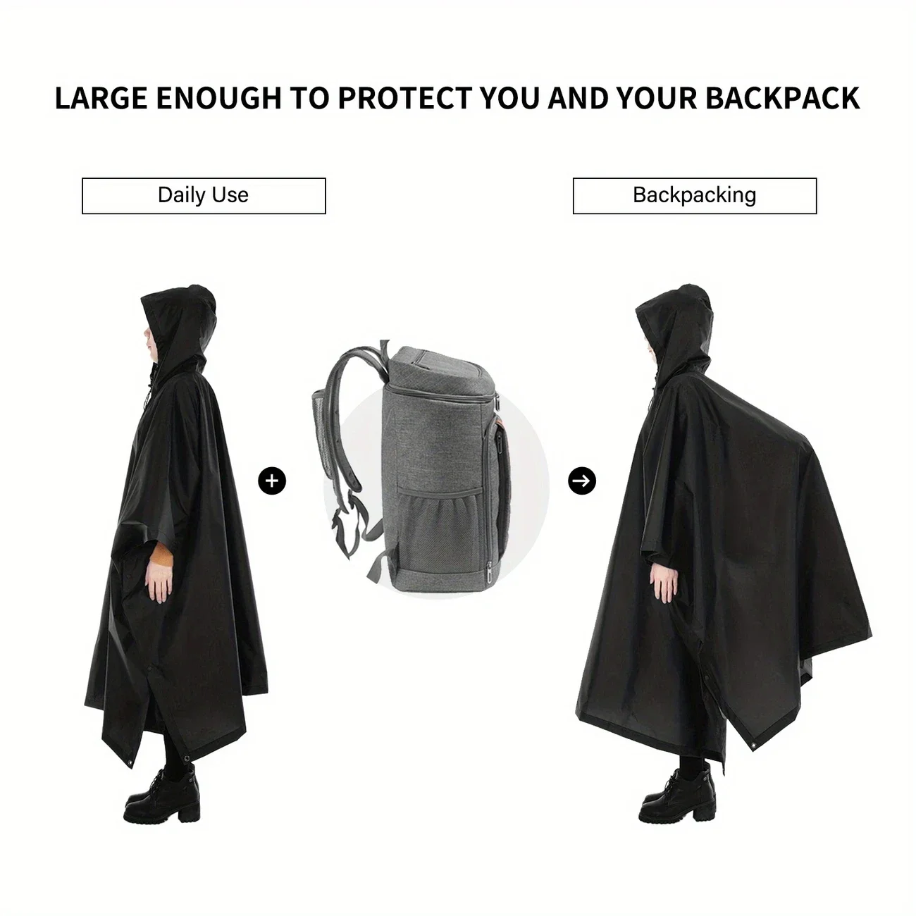 2026 للرحلات والتخييم، معطف مط - مراجعة Emergency Poncho Rain وسعره