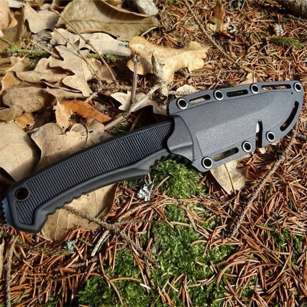 سكين ذو نصل ثابت متين مع غمد ك - مراجعة Bushcraft Knife Fixed وسعره