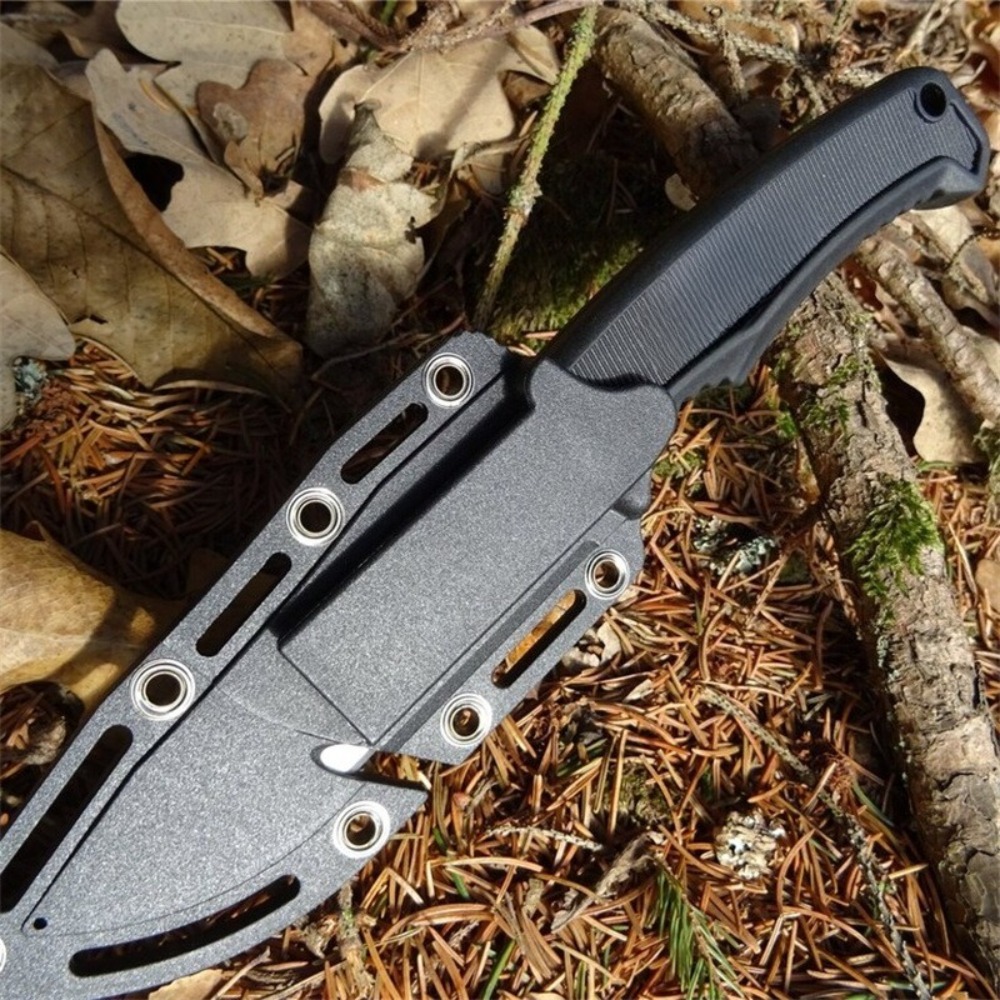 سكين ذو نصل ثابت متين مع غمد ك - مراجعة Bushcraft Knife Fixed وسعره